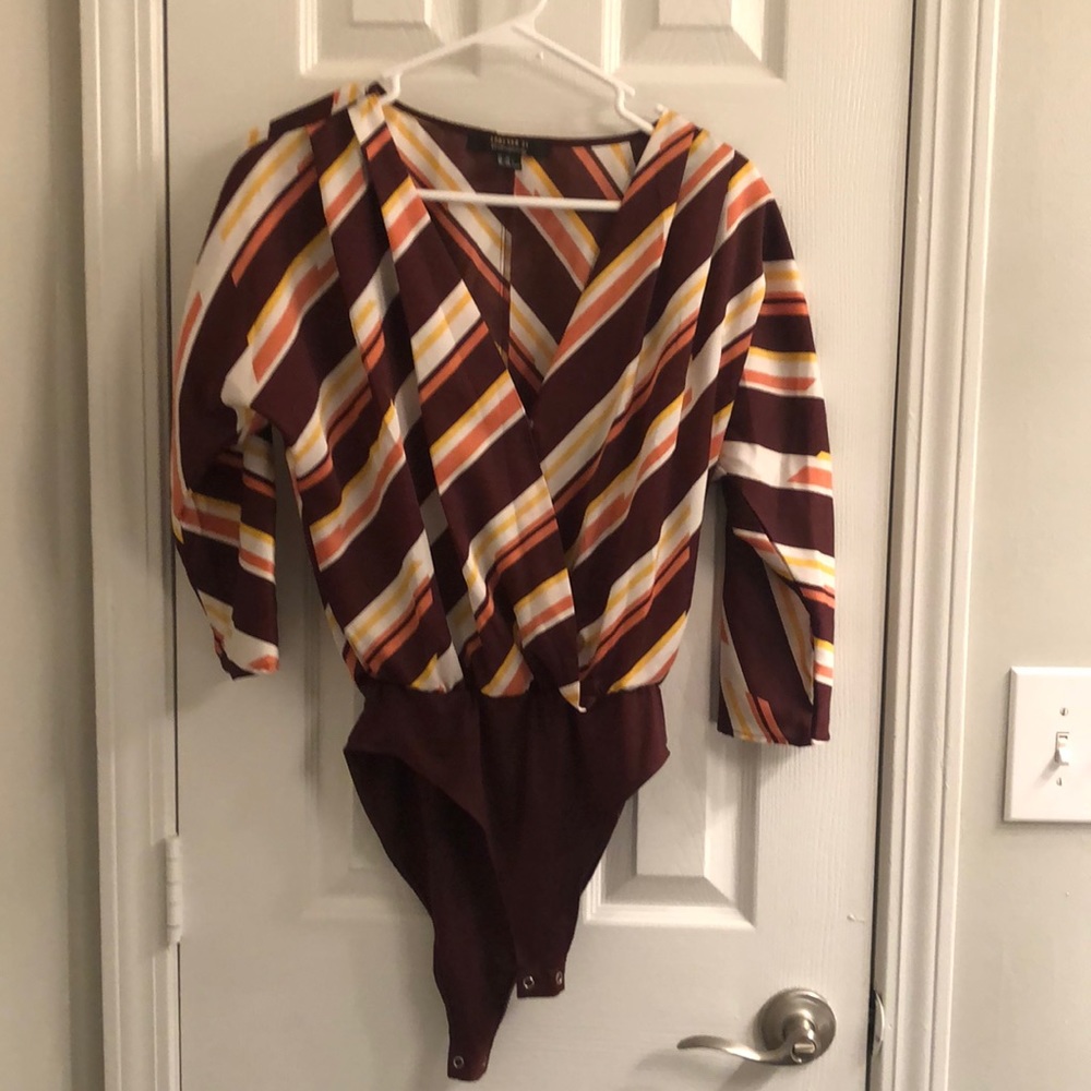 Forever 21 Retro style bodysuit size xs